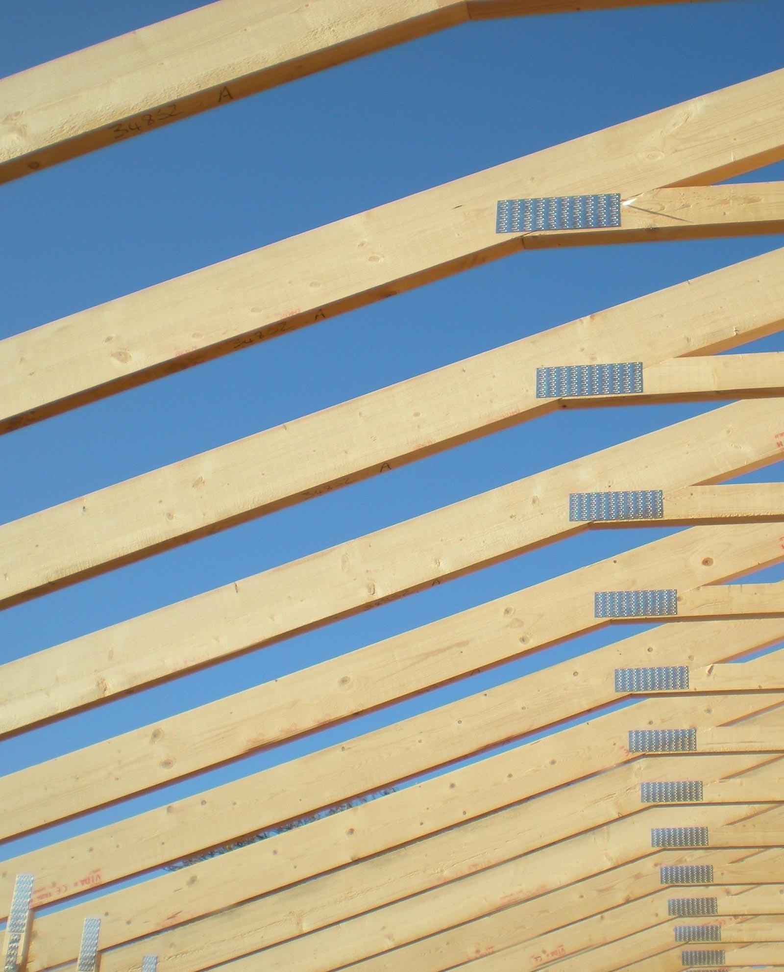maderas para techos tirantes
